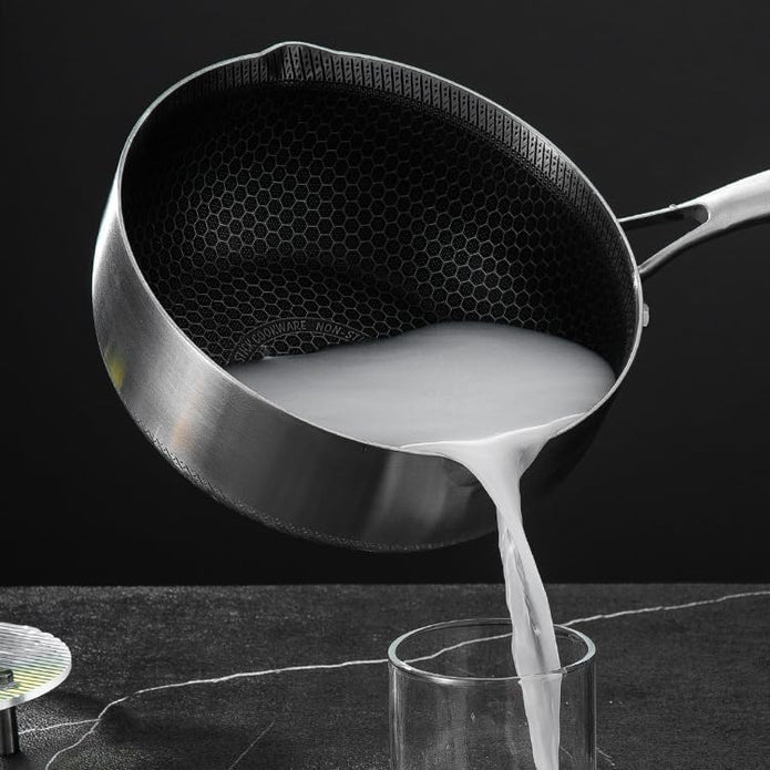 Stone Chef 20cm Stainless Steel Saucepan 2.2L Induction Compatible