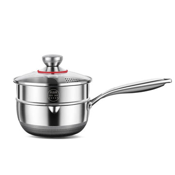 Stainless Steel Saucepan 24cm 3.2L Induction Honeycomb Nonstick
