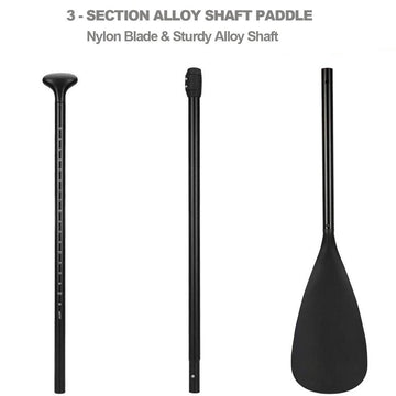 Alloy Adjustable SUP Paddle 160-215cm Double-Sided Aluminum