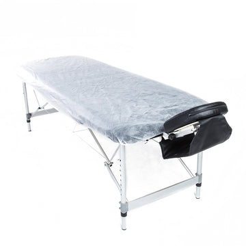 Forever Beauty Disposable Massage Table Sheet Cover 30pcs Elastic Fit 180x55cm White