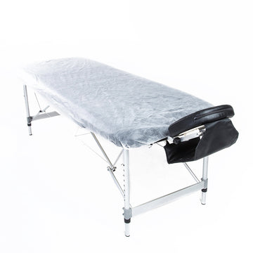 Forever Beauty Disposable Massage Table Sheet Cover 15pcs Elastic Fit 180x75cm White