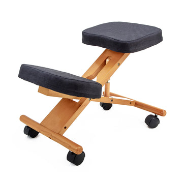 Forever Beauty Ergonomic Kneeling Chair for Posture Correction Black