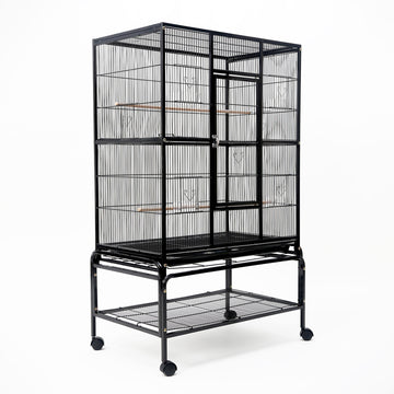 Paw Mate Large Bird Cage 137cm Black Wrought Iron