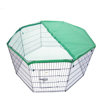 Paw Mate Foldable Pet Playpen 8 Panel 30in Black