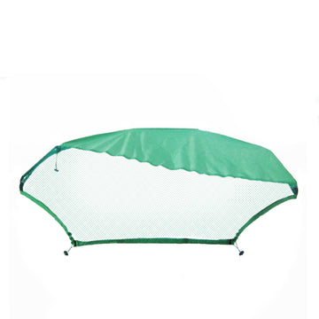Paw Mate Pet Playpen Cover 32in Green Half Netting Fabric