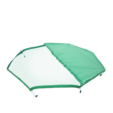 Paw Mate Pet Playpen Cover 36in Green Half Netting Fabric