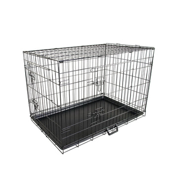 Paw Mate Foldable Wire Dog Crate 30in with Removable Tray