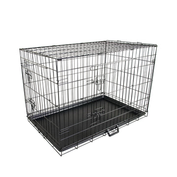 Paw Mate Foldable Wire Dog Crate 42in with Removable Tray