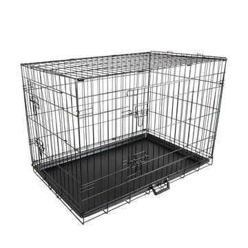 Paw Mate Foldable Wire Dog Crate 48in with Removable Tray