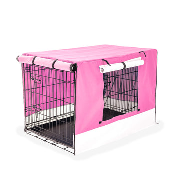 Paw Mate Foldable Dog Crate Kennel Collapsible 30in Black