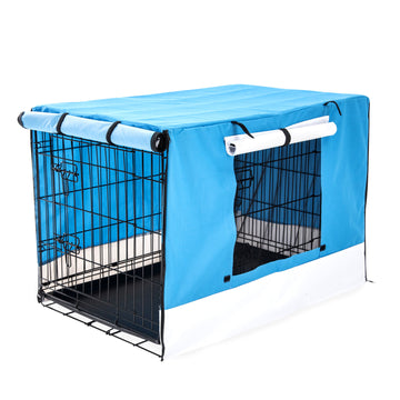 Paw Mate Foldable Dog Crate Kennel Collapsible 48in Black