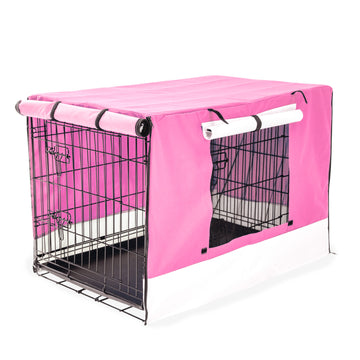 Paw Mate Foldable Dog Crate Kennel Collapsible 48in Black