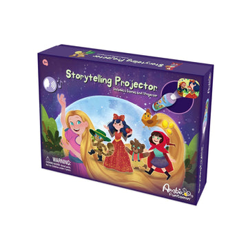 Kids Story Projector Torch with 6 Audio Tales Blue Purple