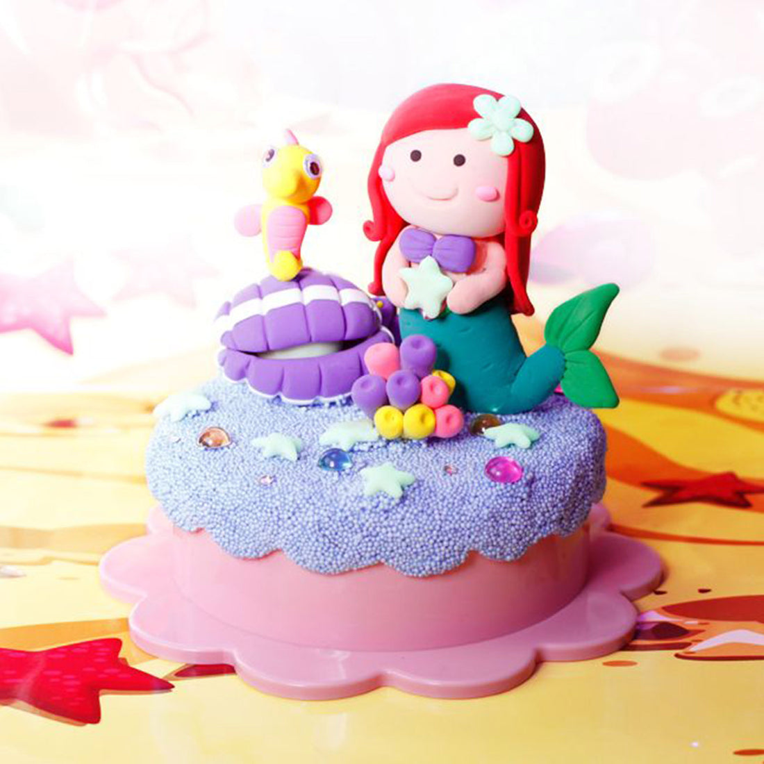 Colorato Mermaid Glow-in-the-Dark Clay DIY Craft Kit