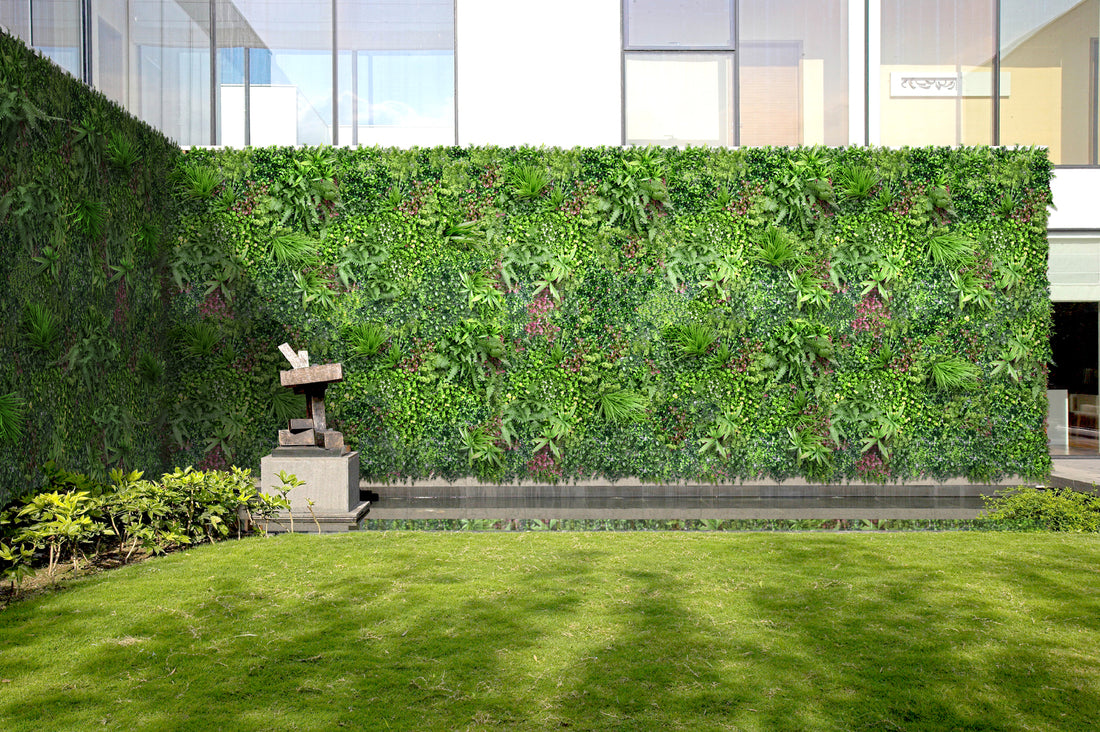 YES4HOMES Artificial Wall Plant Panel Boxwood Privacy Fence 1 SQM