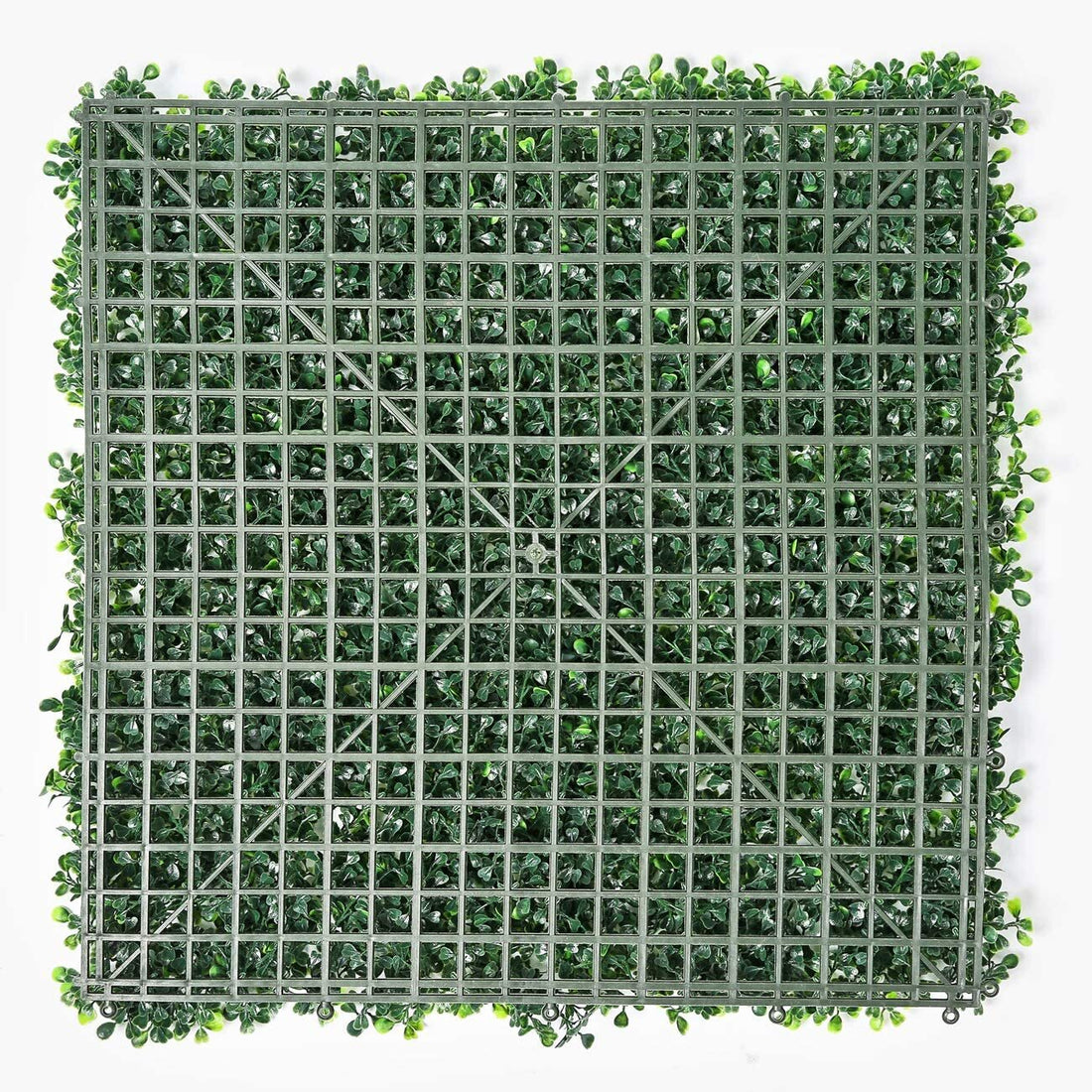 YES4HOMES Artificial Plant Wall Panel 12 Pack Green UV Protected