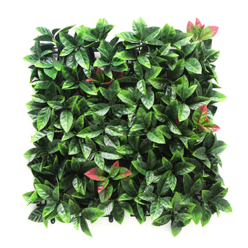 YES4HOMES Artificial Wall Plant Tile 4 Pack Indoor Outdoor UV Protected