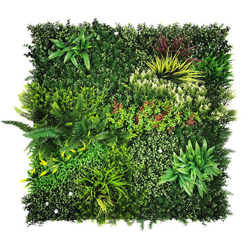 YES4HOMES Artificial Wall Plant Panel Indoor Outdoor UV Protected 5 SQM Green