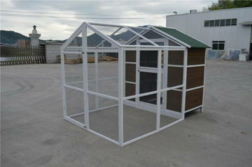YES4PETS Pigeon Loft Aviary 174cm Wooden 12 Nesting Boxes