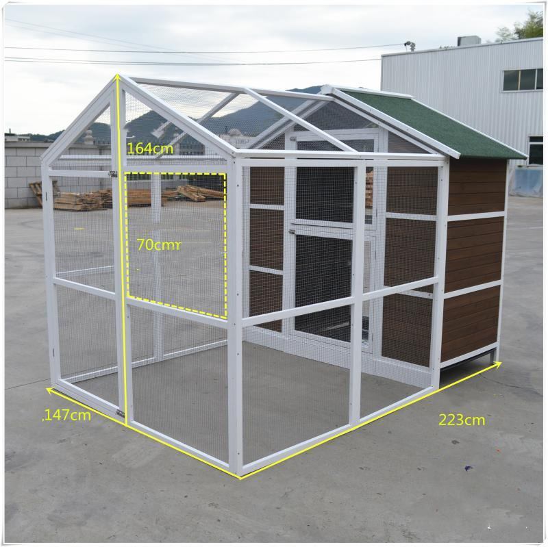 YES4PETS Pigeon Loft Aviary 174cm Wooden 12 Nesting Boxes