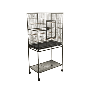 YES4PETS Large Bird Aviary Cage with Perches 161cm Black