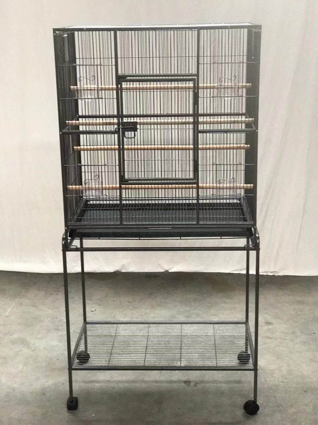 YES4PETS Large Bird Aviary Cage with Perches 161cm Black