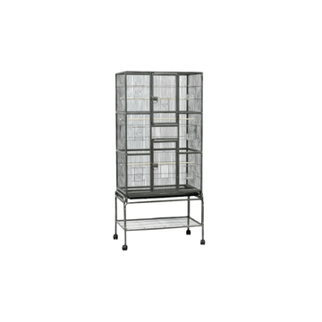 YES4PETS Bird Cage for Small Birds Parrots Budgies Black Wrought Iron
