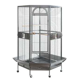 YES4PETS Corner Bird Cage for Parrots 161cm Black