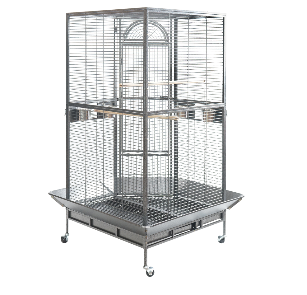 YES4PETS Corner Bird Cage for Parrots 161cm Black