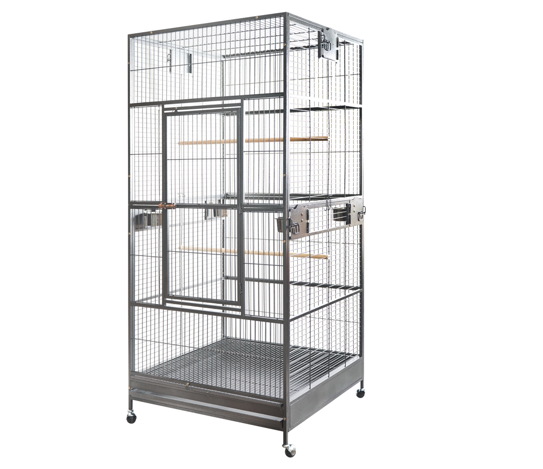 YES4PETS XXL Macaw Parrot Aviary Bird Cage 203cm on Wheels