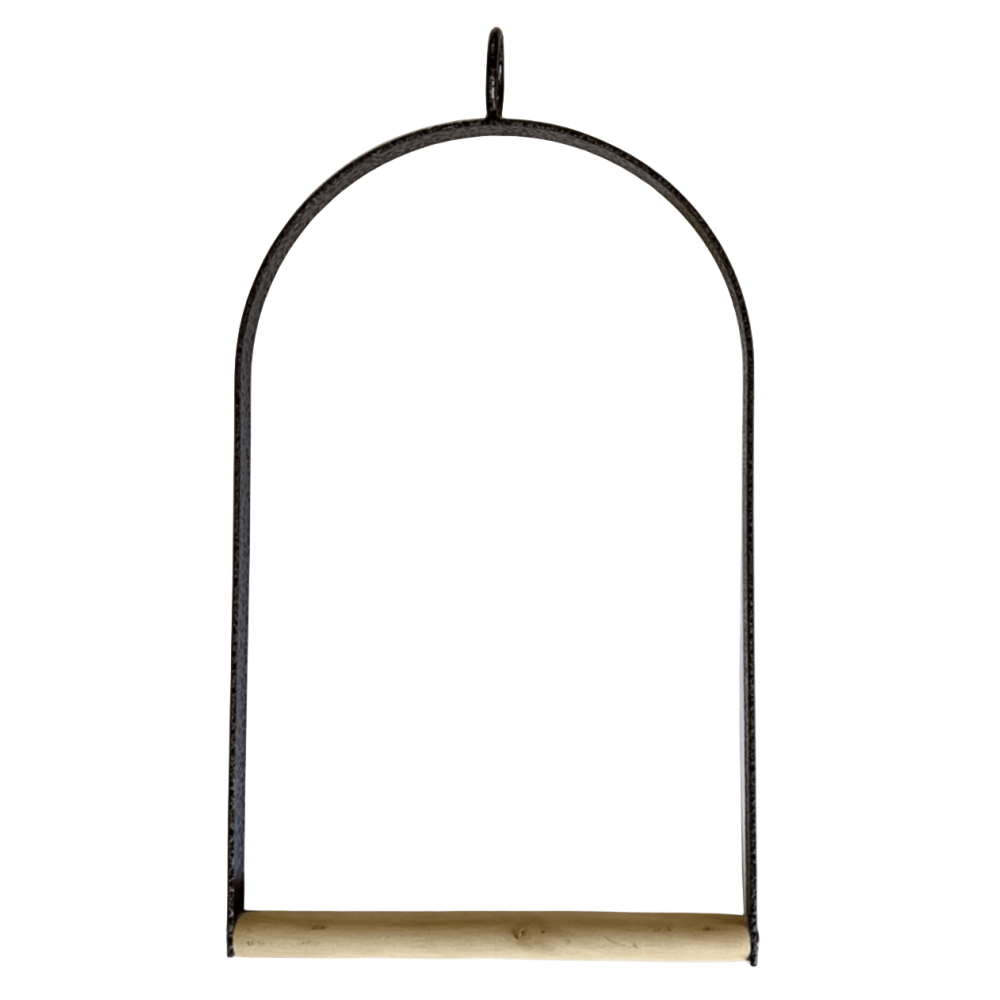 YES4PETS Bird Swing Set Arch Frame Wood Perch Small Birds