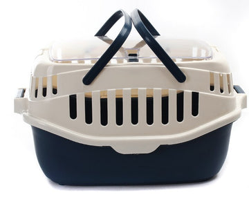 YES4PETS Pet Carrier for Cats and Small Dogs Medium Blue