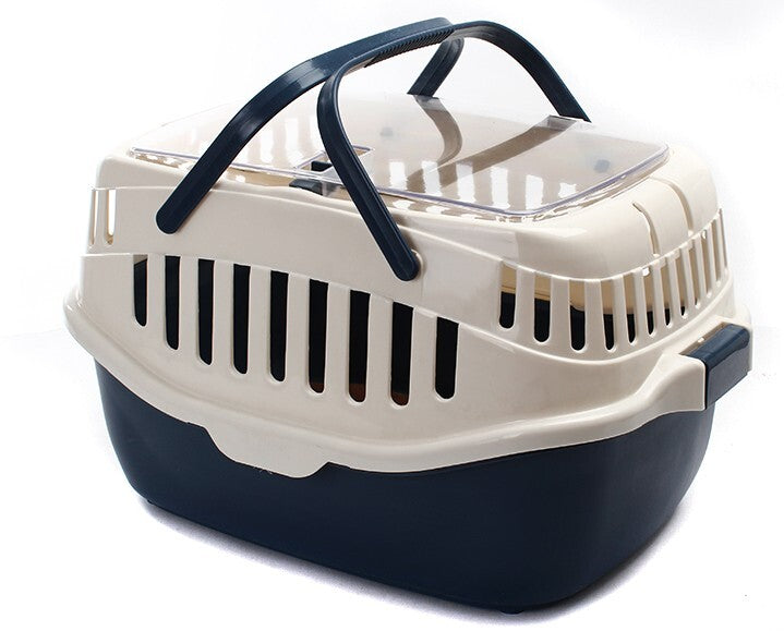 YES4PETS Pet Carrier for Cats and Small Dogs Medium Blue
