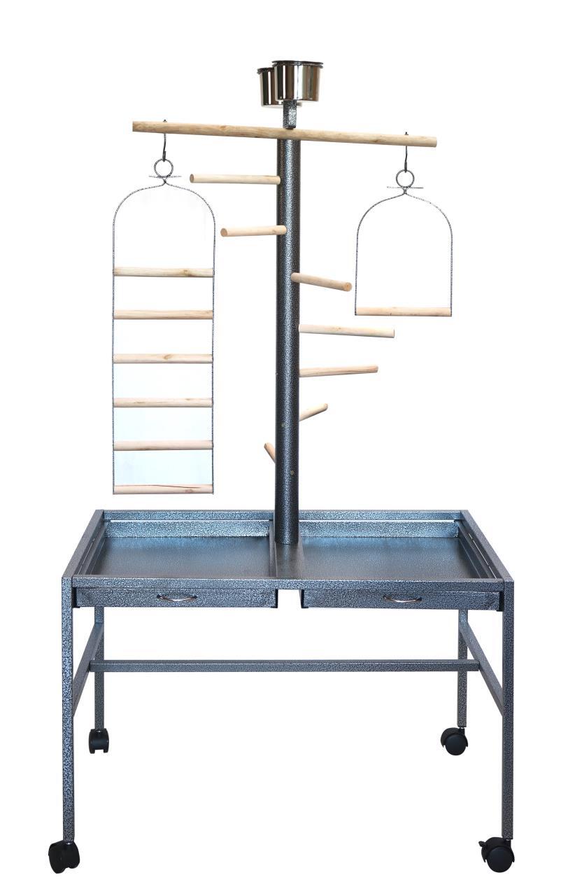 YES4PETS Large Bird Parrot Playpen Stand 142cm on Wheels