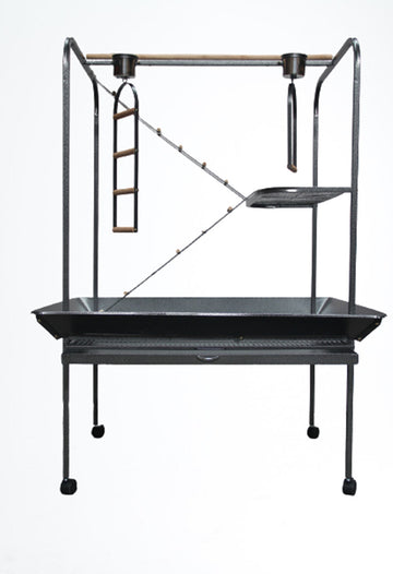 YES4PETS XXL Bird Parrot Playpen Gym Cage with Swing Ladder 122cm