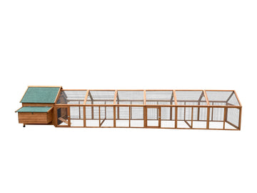 YES4PETS XXXL Chicken Coop Hutch with Run FIR Wood 600cm