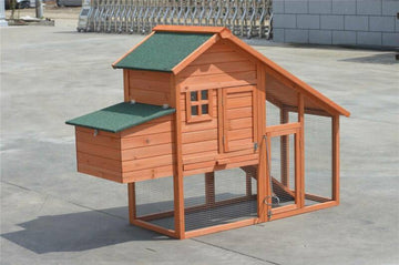 YES4PETS Large Chicken Coop Hutch 172cm Cedar Fir Wood Nesting Box