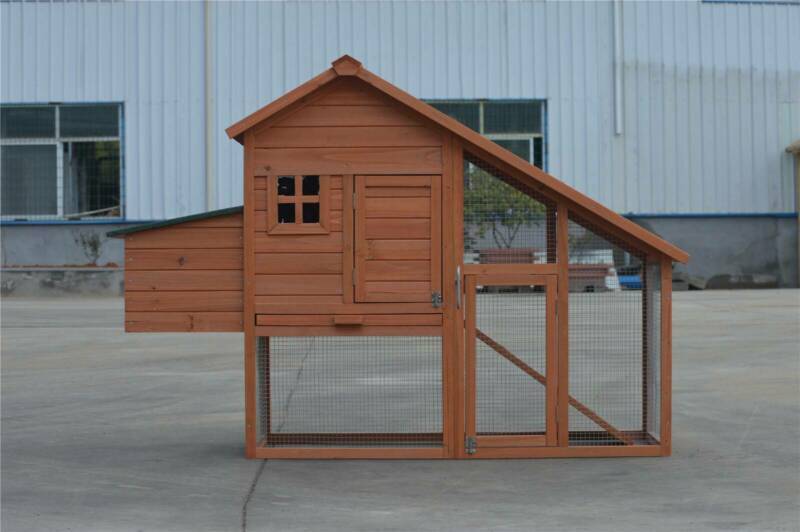YES4PETS Large Chicken Coop Hutch 172cm Cedar Fir Wood Nesting Box