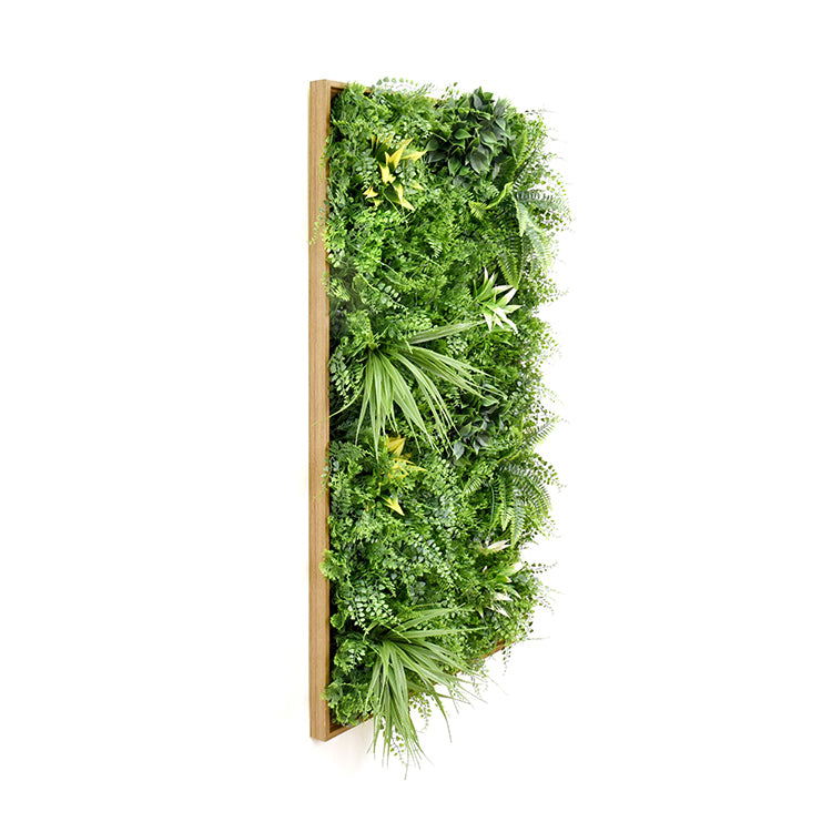 YES4HOMES Artificial Plant Wall Panel Green 50x100cm with Frame