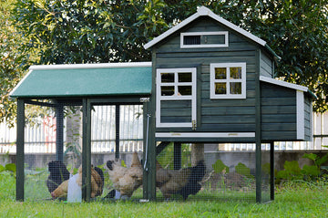 YES4PETS XL Chicken Coop Rabbit Hutch 224cm Holds 8 Hens