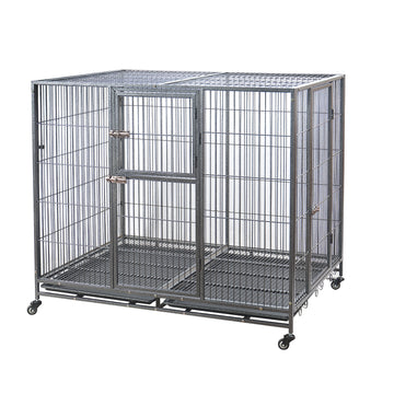 YES4PETS XXL Portable Metal Pet Cage 126cm for Dogs up to 70kg