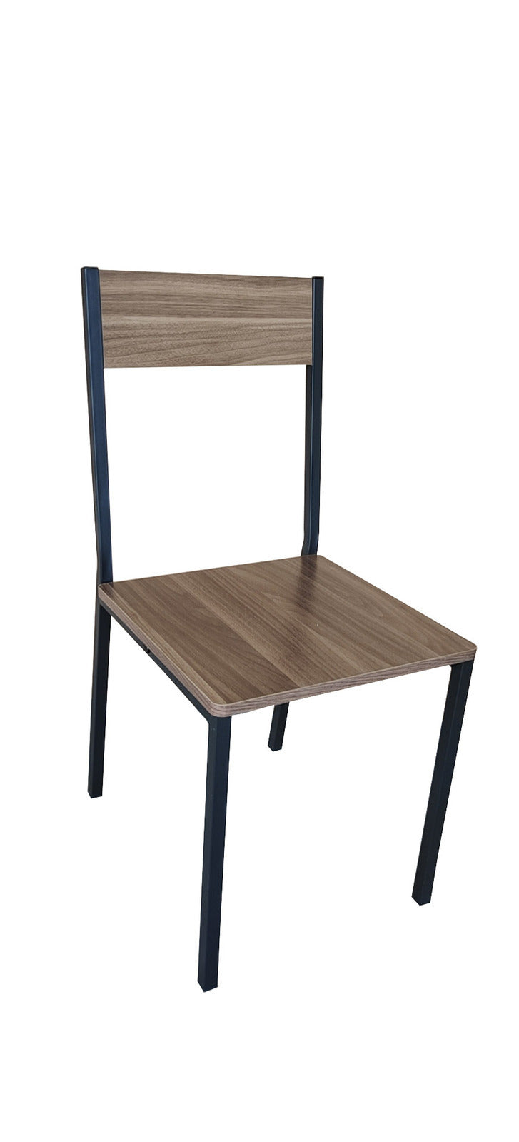 YES4HOMES Dining Set 5-Piece Rectangular MDF Table 4 Black Chairs