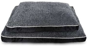 Vortaz Washable Pet Cushion Bed Mat Large Black 100cm