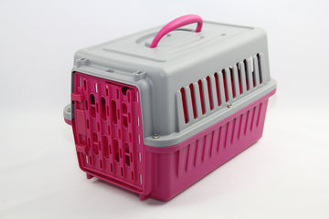 YES4PETS Small Animal Pet Carrier with Ventilation Slots Pink