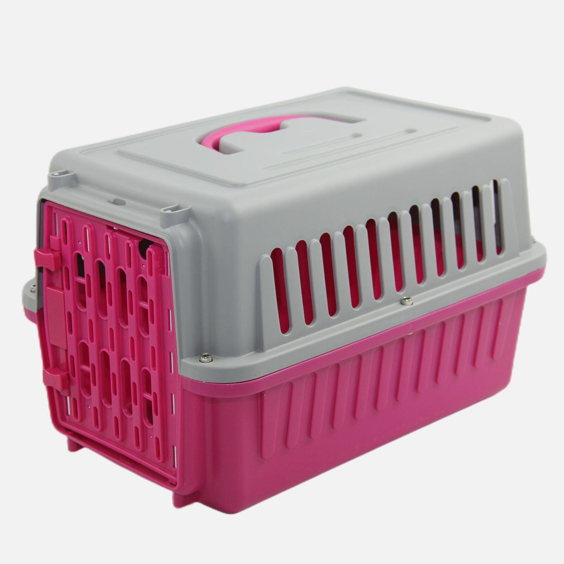 YES4PETS Small Animal Pet Carrier with Ventilation Slots Pink