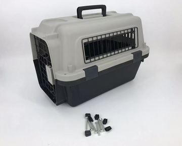 YES4PETS Portable Pet Carrier Travel Bag Lockable 50cm Grey