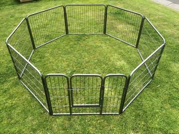 YES4PETS Heavy Duty Exercise Playpen 60cm Tall 8 Panel Steel Frame
