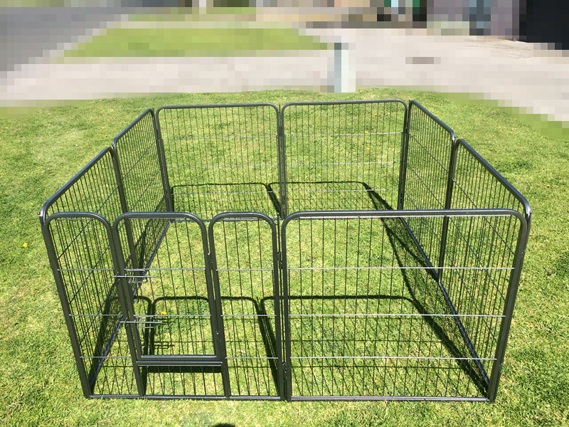 YES4PETS Heavy Duty Dog Playpen Exercise Pen 80cm Steel
