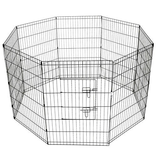 YES4PETS Exercise Playpen 91cm Tall 8 Panel Steel Frame with Cover
