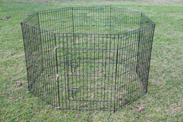 YES4PETS Pet Dog Playpen Exercise Enclosure 8 Panel 120cm